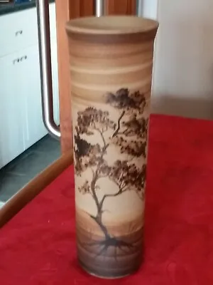 Buy HUGE Canterbury Studio Pottery Vase 35.8cm Tall In V.G.C Free UK P&P • 44.99£