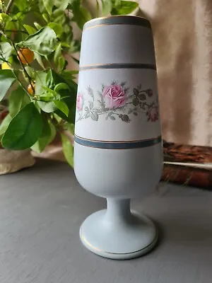Buy Gouda Ceramic Flora Rosita Modern Grey Tone Vase Rose Pattern Interior Decor  • 14.20£