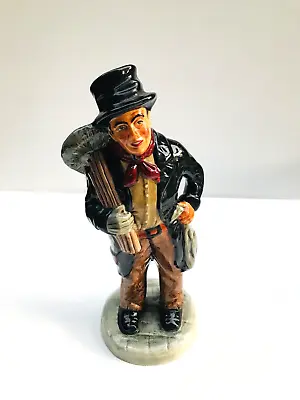 Buy Vintage Roy Kirkham Staffordshire Pottery Chimney Sweep Figurine (AN_6443) • 9.99£