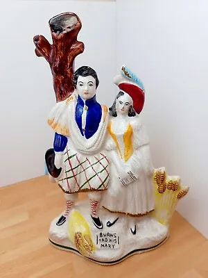 Buy Staffordshire Burns And His Mary Porcelain Figurine  Flatback Mantelpiece 13  • 19.99£