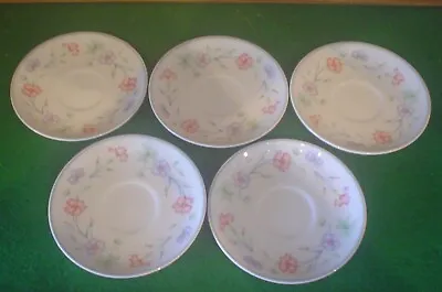 Buy 5 Boots Co  Carnation  Saucers 5.5 Inches • 0.99£