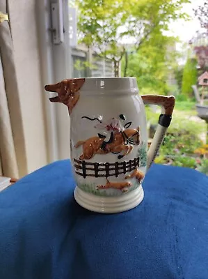 Buy Keele Street Pottery Fox Hunting Tankard Vintage Ceramic Fox Hound And Horse • 15£