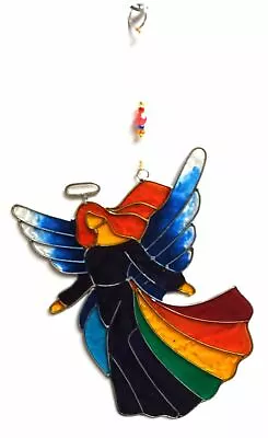Buy Rainbow Faiy Angel Handcrafted Suncatcher Creating A Stained Glass Effect • 14.99£