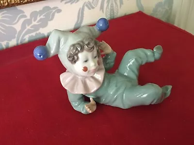 Buy Nao By Lladro 1066 Jangles Reclinging Clown/jester Figurine • 12£
