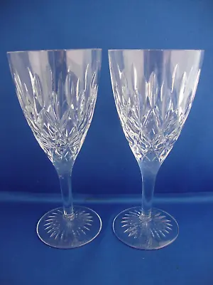 Buy 2 X Stuart Tewkesbury Large Red Wine Wine Glasses 7 1/2 Inch Tall - Signed • 29.95£