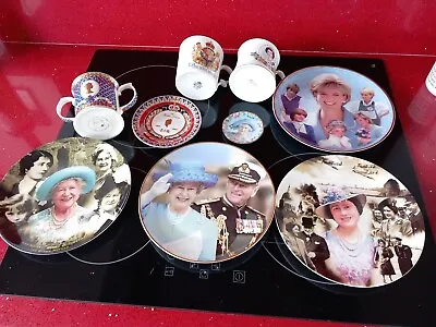 Buy Job Lot Of Royal Commemorative Ware Elizabeth 11 Philip, Diana, Queen Mum China • 49.99£