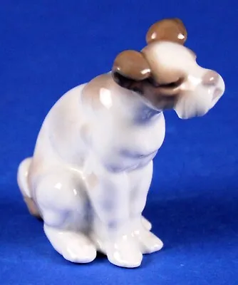 Buy Vintage 1974 Lladro Sitting Terrier Retired ~ Vagabond Dog ~ #4901 • 52.83£