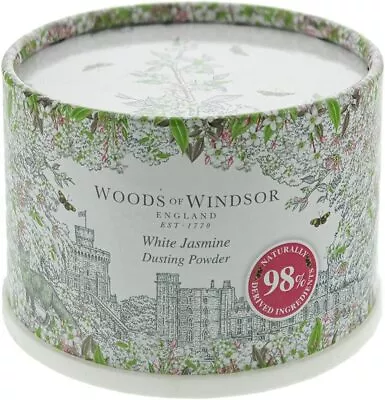 Buy Woods Of Windsor White Jasmine Dusting Powder Talc For Her100g • 13£
