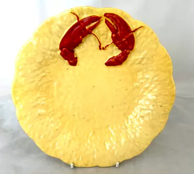 Buy Crown Devon Fieldings Yellow Lobster Plate  7.50  Diameter • 9.50£