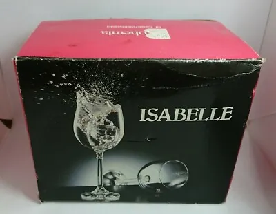 Buy Bohemia Crystalex Set Of 6 Isabelle Vintage Crystal Wine Glasses 230ml Goblet   • 11.99£