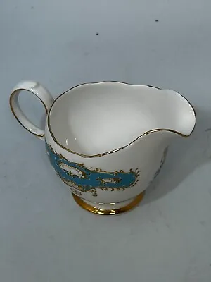 Buy Queen Anne Small Ridgway England Bone China Blue Decorative Collect Jug  #LH • 2.99£