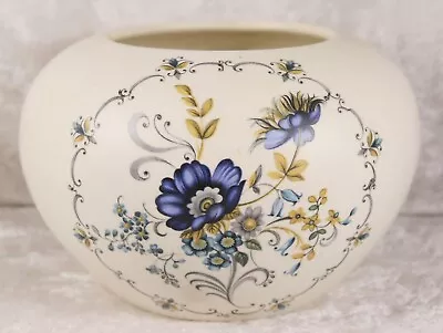 Buy Purbeck Ceramics Swanage Blue Floral Design Flower Bowl Pot Pourri 3  Tall  • 3£