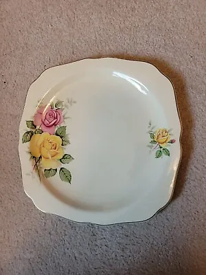 Buy Elijah Cotton Ltd Staffordshire Lord Nelson Ware Floral Plate  • 11.40£