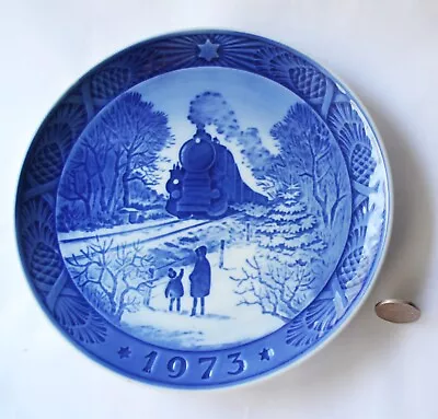 Buy Copenhagen Porcelain Denmark Plate - Going Home For Christmas 1973 By Kaj Lange • 3.49£