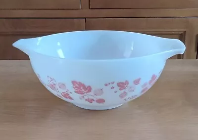 Buy Vintage Pyrex Gooseberry Pink Mixing Bowl Cinderella Dish Cooking Tableware  • 30£