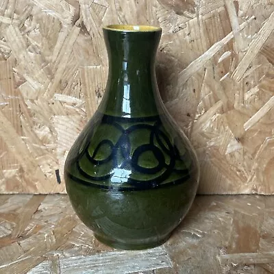 Buy Vintage 1960s Brixham Studio Pottery Green Bud Vase 6  • 6.99£