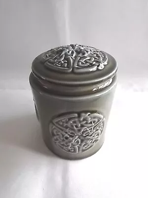 Buy Vintage Wade Ireland Celtic Knot Lidded Jar By Borsey Irish Porcelian • 28£