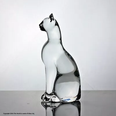 Buy Baccarat Crystal Glass Cat Figurine • 125£