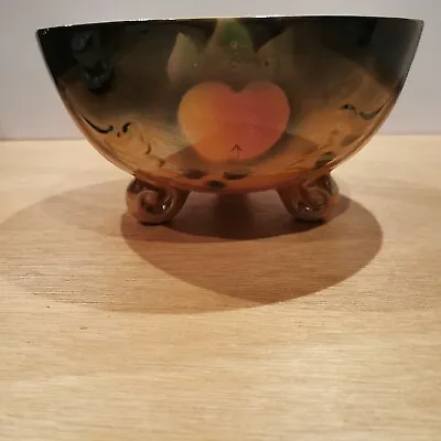 Buy Art Deco Grimwades Rubian Art Pottery Lustre Peach Fruit Bowl 1920’s • 35.99£
