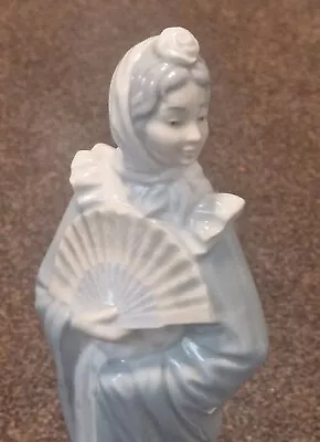 Buy Nao Lladro 12” Tall Lady With Fan. Vintage Item Great Condition Signed  • 10.99£