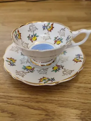 Buy Vintage China Cup & Saucer Crown Fine Bone China Stafford-shire England • 10£