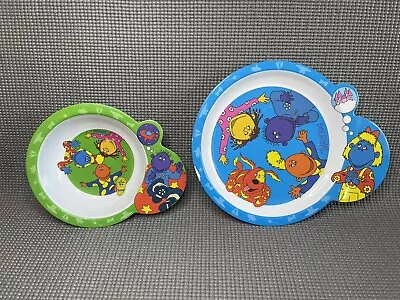 Buy Vintage Tweenies Children's Melamine Plastic Plate Set X2 • 14.99£