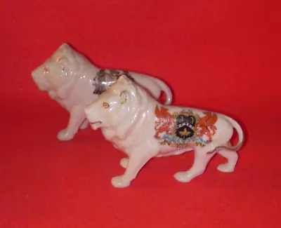 Buy Arcadian Crested China Lions Birmingham & Frome Crests • 3.99£