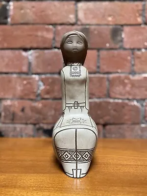 Buy Vintage Tekt Ussr Russian Pottery Ceramic Female Figure 25cm • 30£