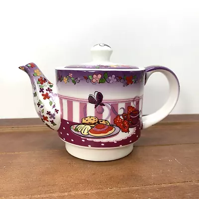 Buy 2004 Red Hat Society Paul Cardew Design Tea Time Porcelain Teapot • 19.17£