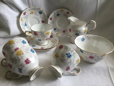 Buy Extremely Pretty Vintage Teaset  Tuscan  Fine Bone China Made In England • 16£