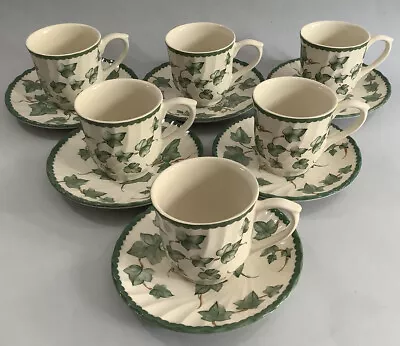 Buy Royal Stafford Country Vine - Set Of 6 Tea Cups & Saucers • 26.95£