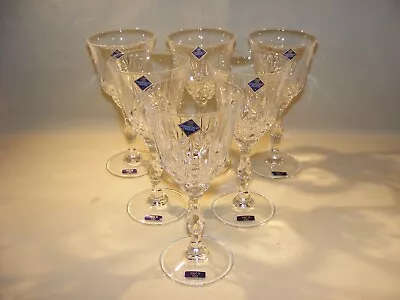 Buy Edinburgh Crystal Wine Glasses ~ Set Of Six ~ 17cm ~ Excellent. • 29.95£