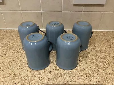 Buy Denby Colonial Blue Cups Mugs X5 Tea Coffee • 59£