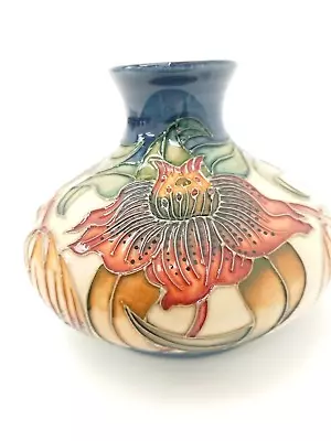 Buy Vintage Rare William Moorcroft Pottery Glazed Floral Vase Decorative Collectible • 50£