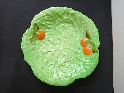 Buy Hand Decorated Art Deco Carlton Ware Green Tomato / Lettuce Dish  Circular  • 8£