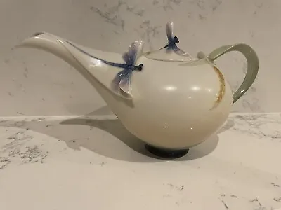 Buy Franz Dragonfly Porcelain Teapot Immaculate Condition  • 75£