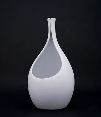 Buy Stig Lindberg Pottery - White Vase  Pungo  - Gustavsberg Studio • 380.20£