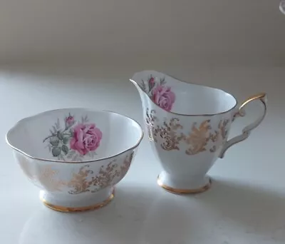 Buy Royal Standard Sugar Bowl & Milk Jug Creamer Fine Bone China England Floral  • 18£
