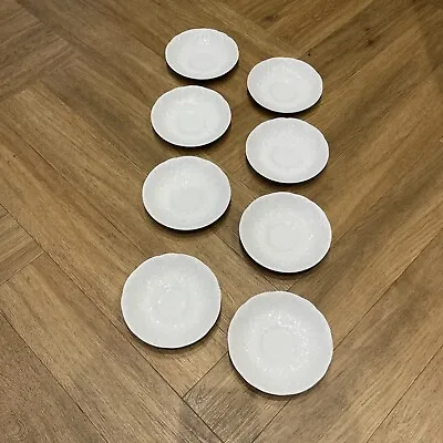 Buy Coalport Bone China Countryware White Saucers Plates X 8 Perfect 5.5 Inches • 24.99£