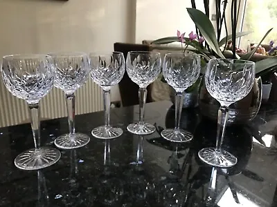Buy Waterford Crystal Lismore Hock Wine Glasses X 5 + 1 Signed Ex.Con • 140£
