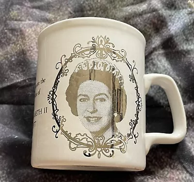 Buy Silver Jubilee Of H.M Queen Elizabeth 1952-1977 Cup Kiln Craft Tableware • 5.99£