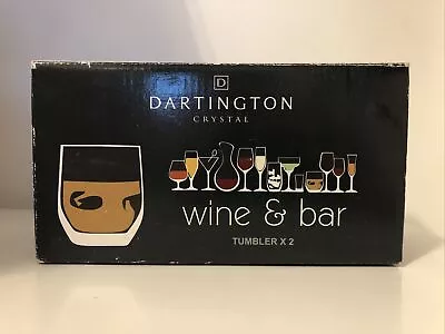 Buy Dartington Crystal Wine & Bar Tumblers X 2. Boxed. Brand New • 15£