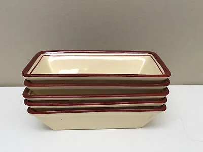Buy Set Of 5 Vintage Grays Pottery Stoke-on Trent England Sunbuff Small Dishes Bowls • 23.71£