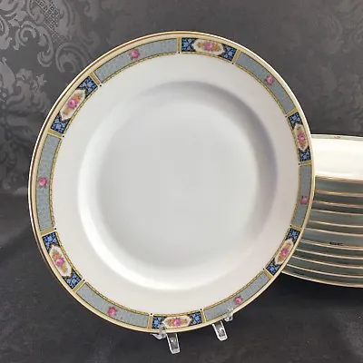 Buy Set Of 4 Thomas China Bavaria Wales 10  Dinner Plates Vintage Germany • 21.61£