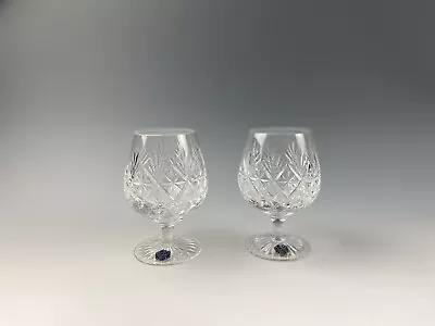Buy 2 X Vintage Stuart Crystal Cut Glass Brandy Glasses • 30£