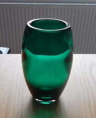 Buy Vintage Whitefriars Cased Green Ovoid Glass Vase - Geoffrey Baxter 9587 • 19.97£