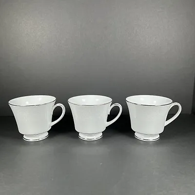 Buy Noritake Contemporary Tahoe 2585 Set Of 3 Fine China Teacups NIB • 33.63£