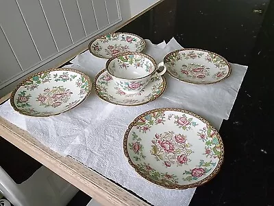 Buy Vintage The Foley China  9658  5 Saucers & 1 Teacup. • 3.99£