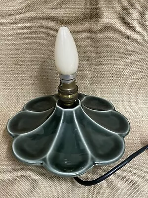 Buy Holkham Pottery Table Lamp Ceramic Pottery Vintage Retro Green • 39.99£