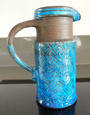 Buy Vintage HAK Danish Stoneware NILS KAHLER Blue Pottery Jug • 64£